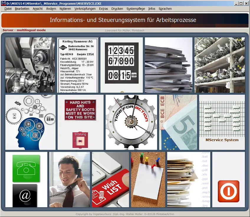 Startmen&uuml; Smartphone Design