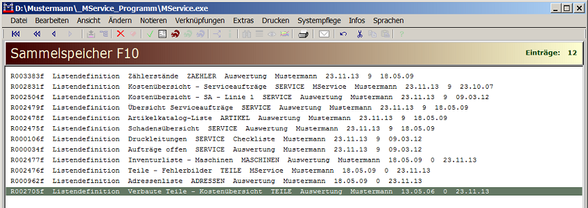 Sammelspeicher 1